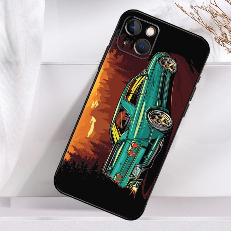 Чехол для телефона JDM Legend Drift Car для iPhone 16 15 14 12 11 13 Pro Max 7 8 Plus X XR XS Max 13 12 Mini