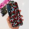 For Samsung Galaxy A9 2018 Case A920 SM-A920F Silicone Cover Popular Flower Clear TPU Soft Phone Case For Samsung A9 2018 Bumper