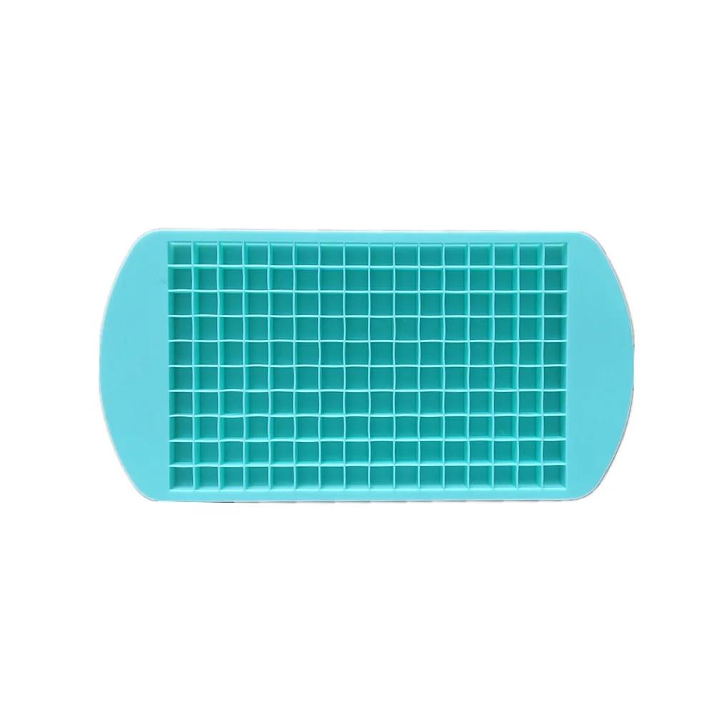 Food Level Silicone Ice Cube Maker 160 Square Tray Ice Cream Mold Summer Drink Wine Milk Tea Ice Cube Mold Kitchen Supplies