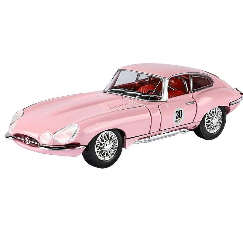 1/24 Ягуар E-Type Декоративные Украшения Литая Модель Автомобиля из Сплава Идеальные Украшения для Рабочего Стола Компьютера и Центральной Консоли Автомобиля