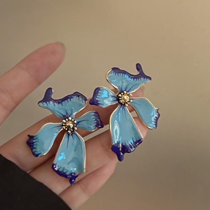 Новые серьги в китайском стиле, капля масла, бабочка, цветок, тыква, жемчуг, бахрома, ретро, ушной крючок, легкая роскошь, национальный стиль, серьги для женщин
