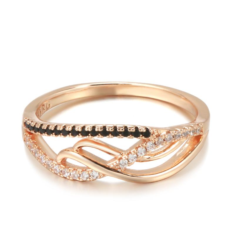 SIMJOO Кольцо с цирконом Fashion Line Lady Ring