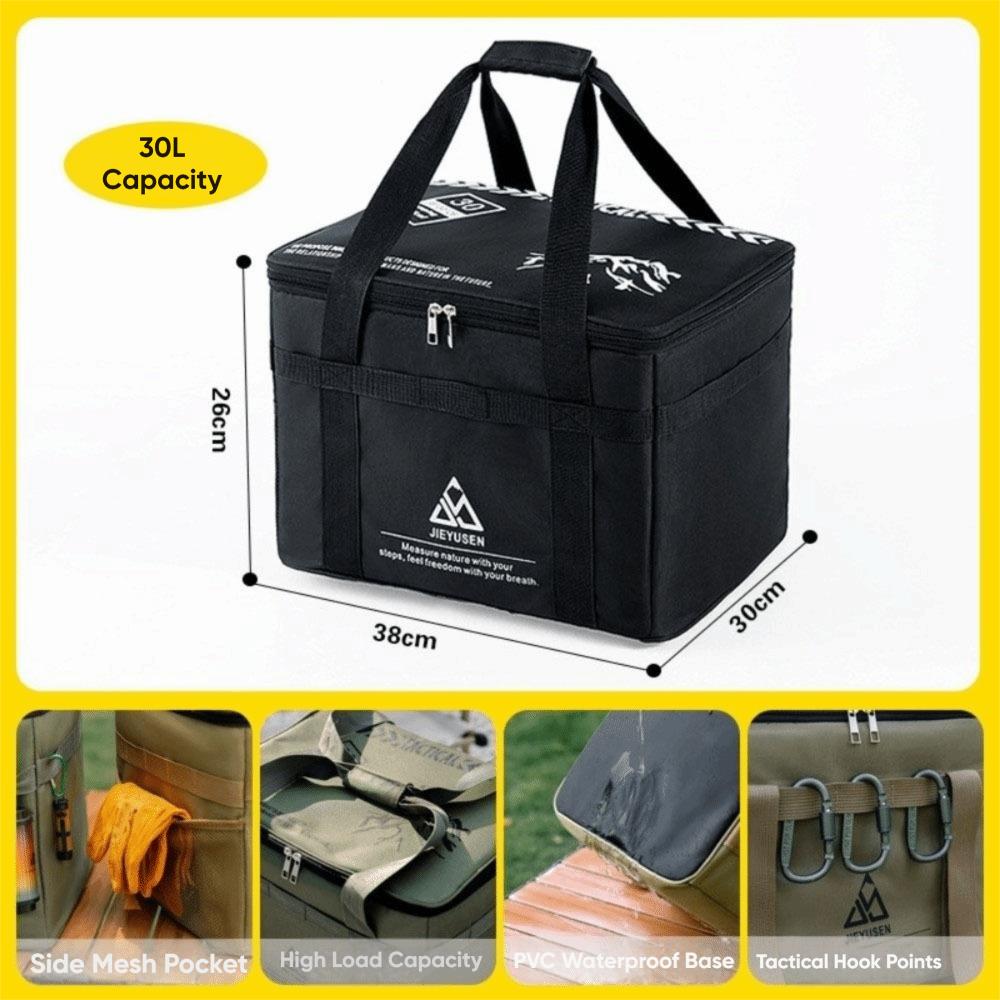 Oxford Cloth Camping Gear Organizer Portable Outdoor Equipment Bag  Outdoor Camping