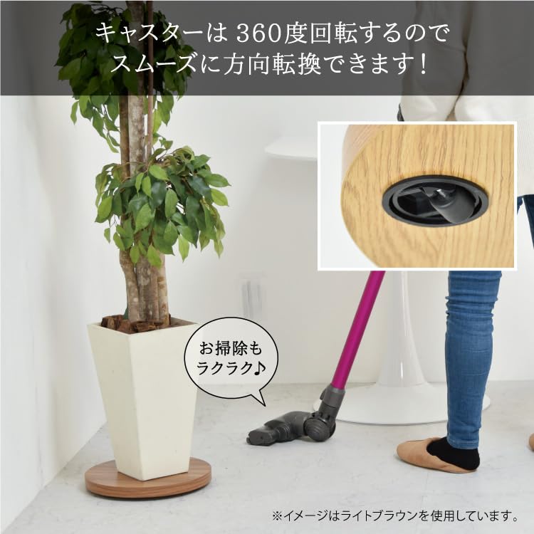 Подставка для цветов Belca, основание для кашпо с колесиками, диаметр 30 x высота 3,5 см, серая круглая подставка для горшков, грузоподъемность 25 кг, подвижная BB-PB-GY