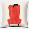 Colorful Abstract Series Double-Sided Printed Pillow Cover Short Plush Suitable Living Rooms Bedrooms Sofas Throw Cushion Cover