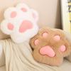 Cartoon Cat Bear Paw Plush Toys Cute Soft Stuffed Furry Paw Plush Pillow Bed Home Room Decoration Cushion Great Birthday Gift