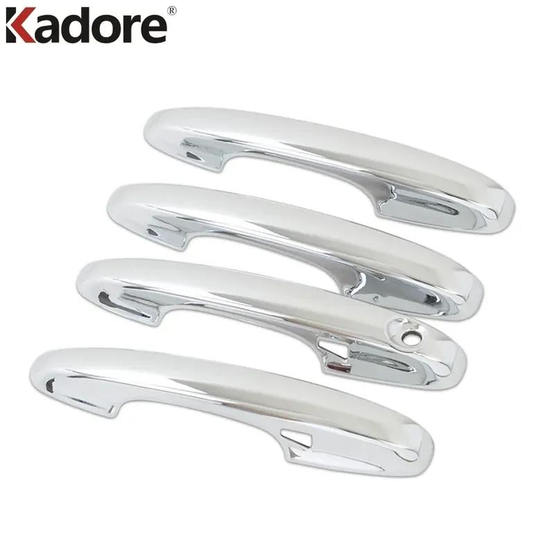 For Ford Focus Carbon Fiber Car Door Handle Cover Trim Side Door Handles Bowl Cup Frame Accessories