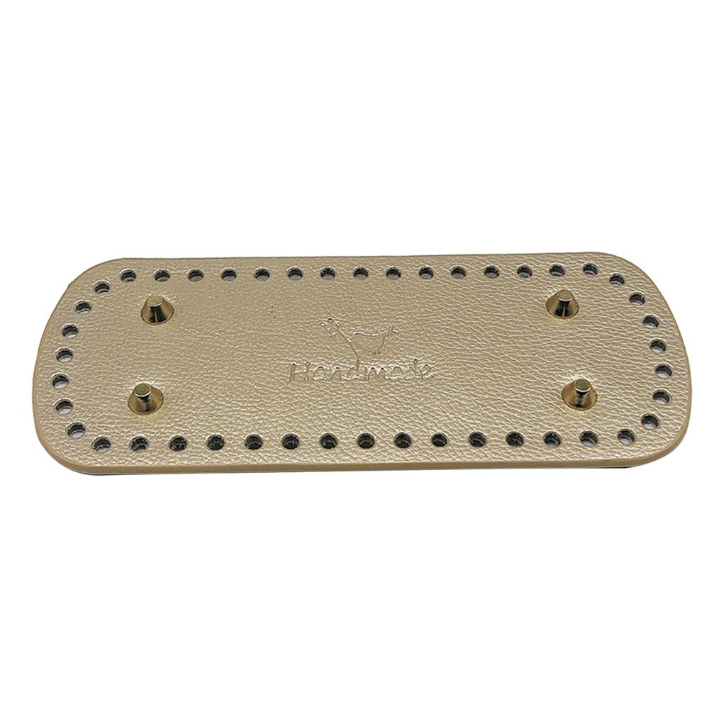 Овальное круглое дно для сумки из кожи с 44 отверстиями, основа для сумки с гвоздями, формовочная подкладка для вязаной сумки через плечо/на плечо, сделанной своими руками