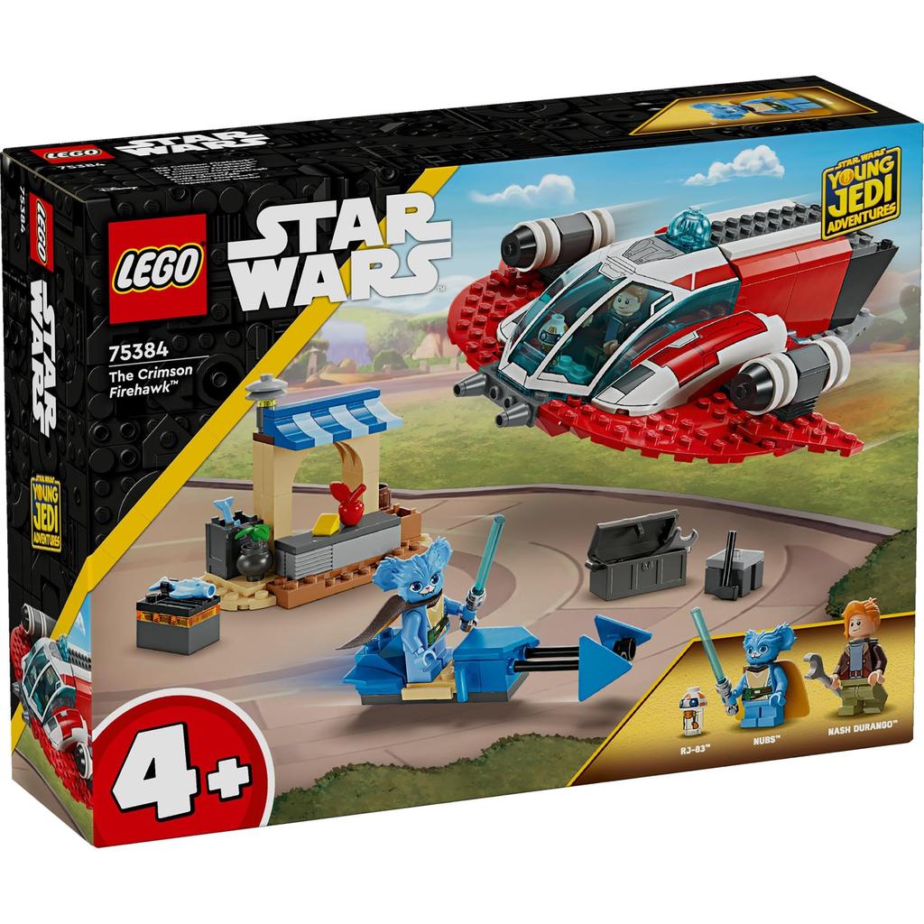 LEGO Игрушка Star Wars Crimson Firehawk, подарок на день рождения, образовательный блок на Рождество для мальчиков и девочек, для детей 4 лет, 5 лет, 6 лет, космос 75384
