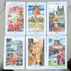 Sacred Sites Tarot Deck in Russian Language 78 Cards Global Sacred Landmarks Illustrated Tarot 10.3*6cm  Ancient Holy Places
