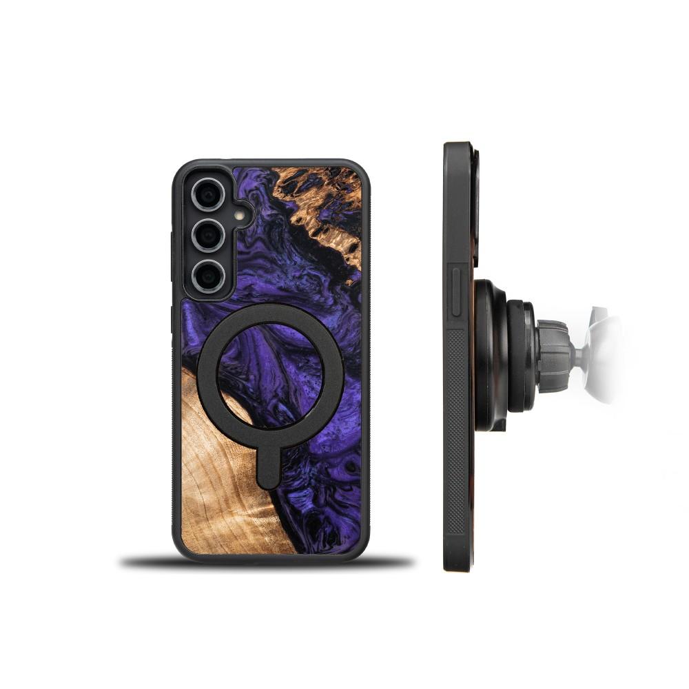 Bewood Unique case for Samsung Galaxy S23 FE - Violet with MagSafe