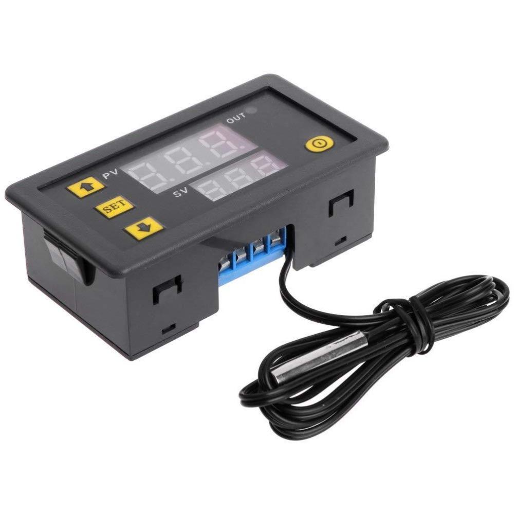 1PC W3230 AC110-220V Probe Line 20A Цифровой контроль температуры Светодиодный дисплей Термостат с прибором управления нагревом/охлаждением