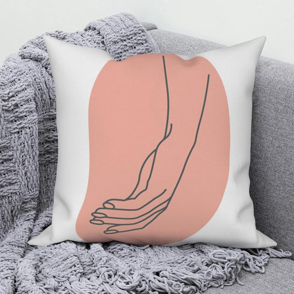 Линия Абстрактная Наволочка Чехол для Подушки Дивана Современный Простой Скандинавский Декоративный Домашний Накидной