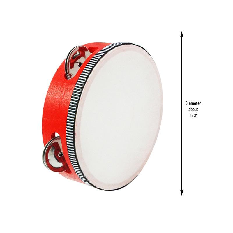 Детские музыкальные инструменты Орфа: Треугольник, Кастаньеты, Маракасы, Бубен, Деревянные бруски, Тарелки