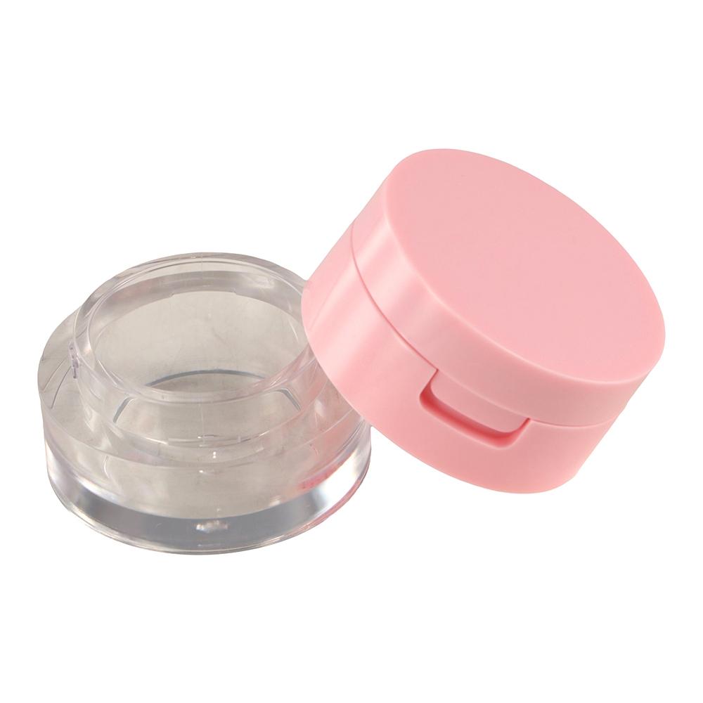 with Sieve Cosmetics Container Plastic Empty Powder Case Reusable Bulk Powder Box Lady