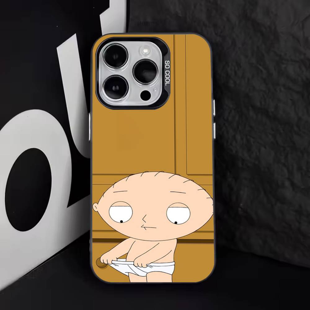 F-Family Смешной G-Парень Для iPhone 17,16,15,14,13,12,11,Pro,Max,Plus,E,Air,Mini Черный ТПУ Чехол для Телефона