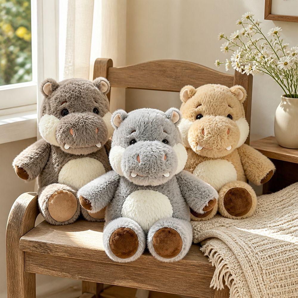 Cute Hippo Stuffed Animal Plush Pillow Soft Stuffed Animals Plush New Design Hippo Plush Toy