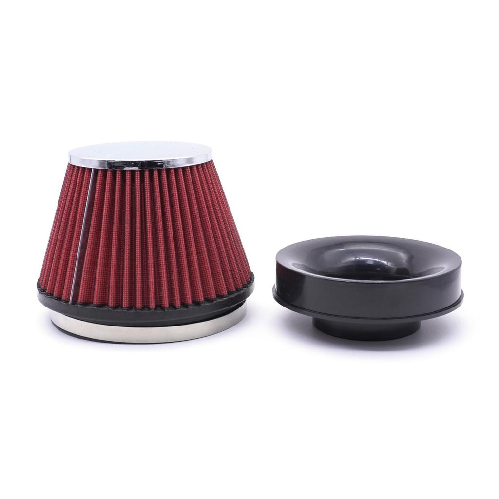 Air Intake Filter Auto Cold Kit Sport Racing Car Acessories Cone High Flow Filters Automobile Universal Parts 150-76/89/101mm