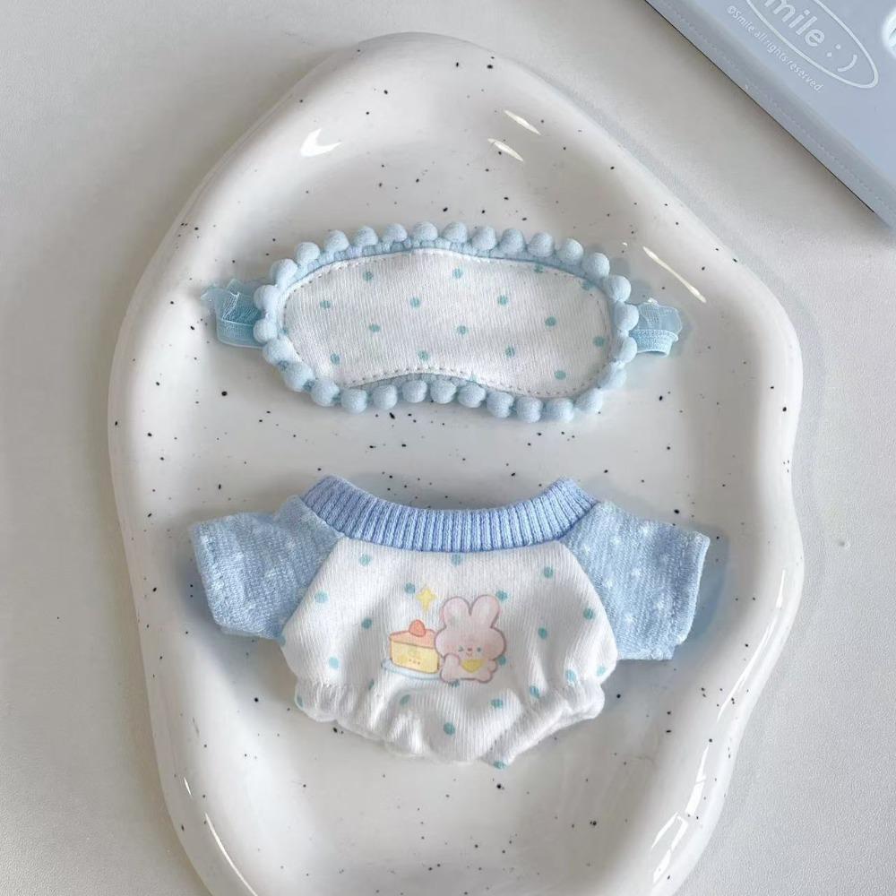 Outfit 20cm Cotton Doll Clothes Cartoon T-shirt Plush Doll Clothes  Children's Gift