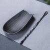 Alloy Bamboo Weaving Shape Tea Shovel Spoons Set Handmade Dustpan Shape Tea Trays Teaspoon Separator Vessel Teaware Accessories