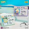 KAYOU  SquarePants Bikini Bottom Pedestrian Fish ID Card Series of Non-woven Fabric Badges Anime Blind Box Toys Gifts