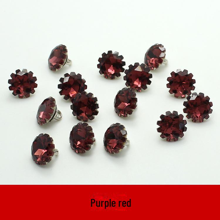 Sanai Crystal & Colored Diamond Buttons for Ladies' Clothing & Men's Shirts