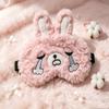 Padded Plush Eye Mask Soft Light Blocking Blindfold Durable Sleep Eye Mask  Travel Sleeping Rest