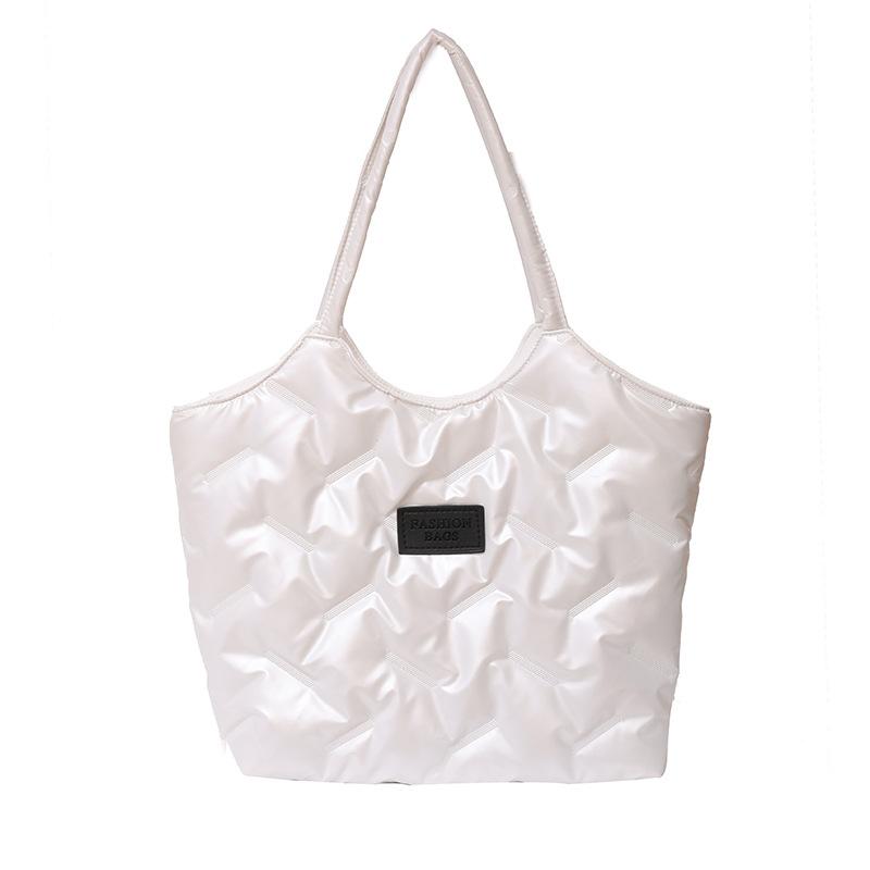 Large Capacity Bag Women's Tote Bag Lightweight Cotton Shoulder Bag Handbag