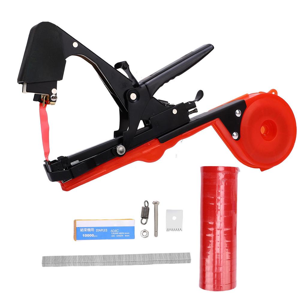 Plant Tying Machine Lightweight Plant Tie Tapener Gun With Tapes Staple for Quick Vine Tying Gardeners Farmers