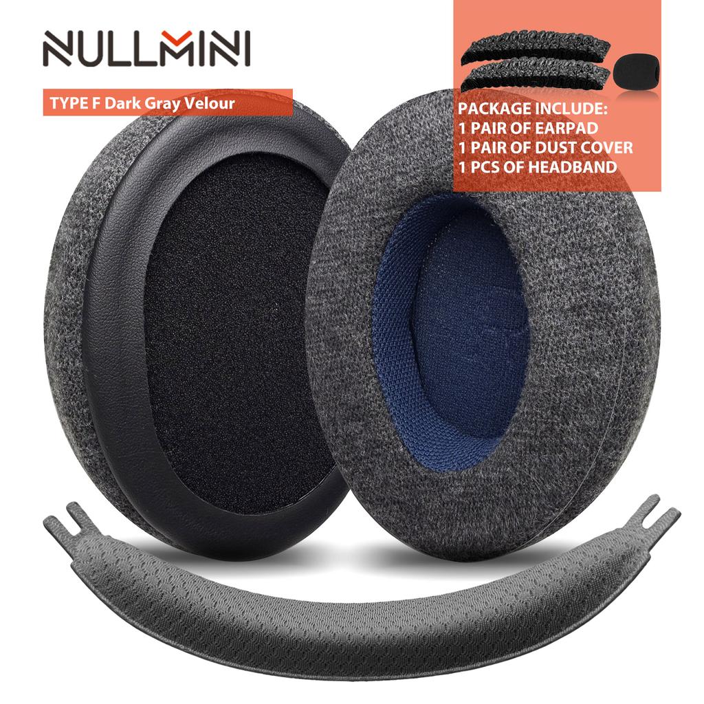 Nullmini Earpads Suitable for HyperX Cloud Stinger Headphones Replacement Cushion Sleeve Earmuffs Headband