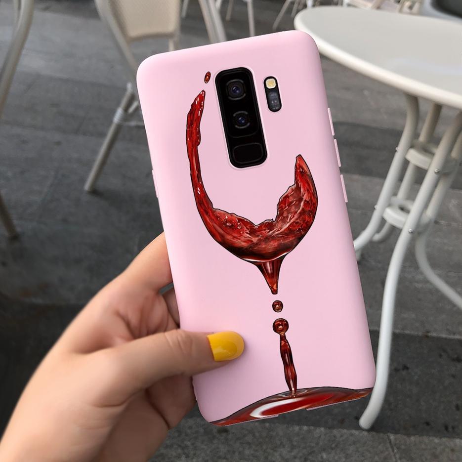 Чехол для Samsung Galaxy S9 Plus S9+ G965F Милый Конфетный Расписной Fundas Матовый Чехол для Samsung S9 S9+ S 9 Plus Чехол для Телефона Мягкие Сумки