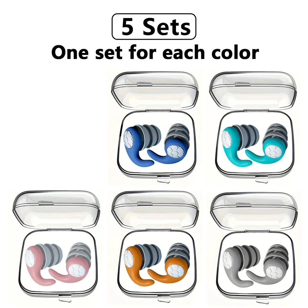 HUAK 1Pair Sleeping Ear Plugs Noise Reduction Tapones Oido Ruido Soft Oordopjes Earplug Waterproof Tapones Para Dormir Earplugs