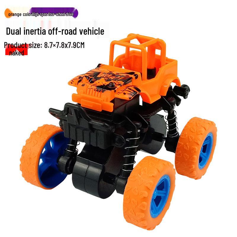 Детская игрушка: Внедорожник-трюкач 4WD с питанием от инерции