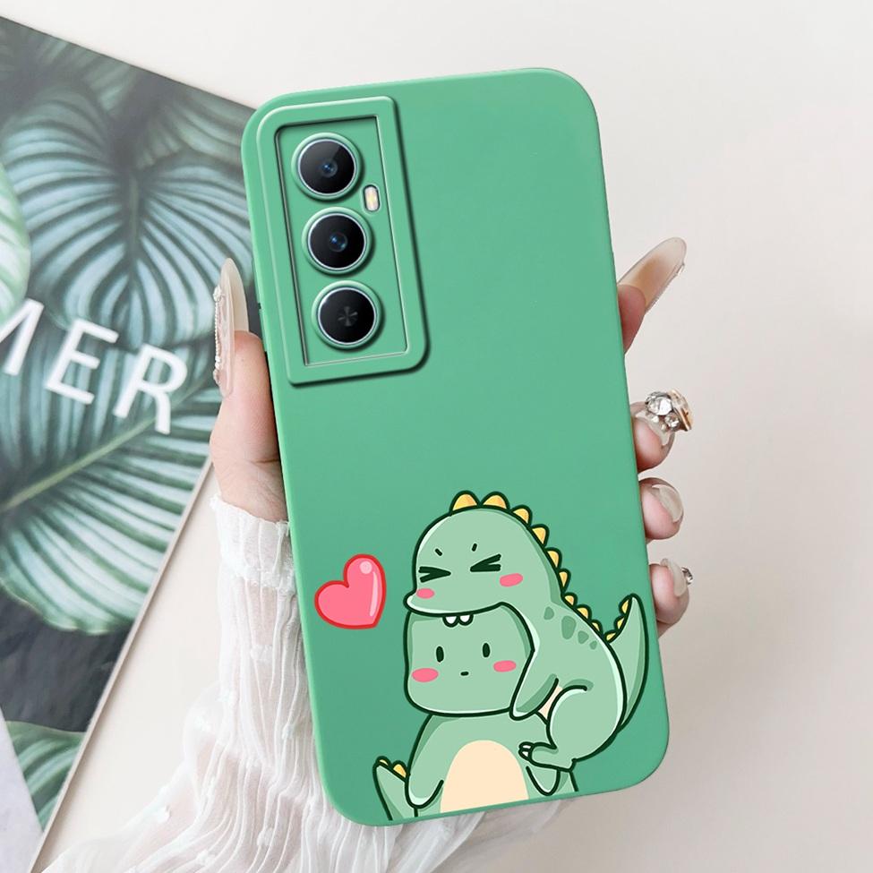 Funda For Realme C65 RMX3910 Back Cover For Realme C65 4G Case Shockproof Luxury Flowers Cute Cartoon Cool Silicone Bumper Coque