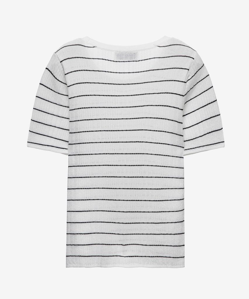 MIND BRIDGE WOMEN [W] Striped Slim Fit Knit - 2 Colors
