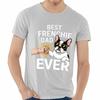 Fashion Tshirt Solid Color For her summer tshirt Streetwear Best Frenchie Dad Ever With Dog And Fist Bump Hiphop For her tops