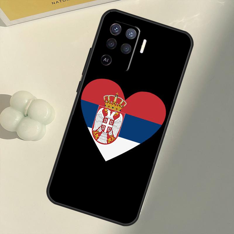 Крутой чехол с флагом Сербии для OPPO A53 A53S 2020 A5 A9 A31 A52 A72 A94 A74 A54 A83 A91 A93 A16 A15 Задняя крышка