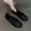 Осенний Дизайн Женские Балетки Обувь Мода Комфорт Уличный Стиль Мягкая Подошва Женские Платье Кожаные Туфли Мэри Джейн
