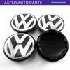 4 Piece Wheel Center Emblem Set For Volkswagen Golf Mk5 2005-2009 OEM 3B0601171