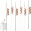 Artistic Copper Garden Stake: Spiral Ornament for Outdoor Decoration