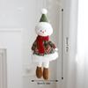 Светодиодное рождественское украшение Санта-Гном Подвеска с огнями Искусственное растение Эльф Кукла Украшение Мультяшный Безликий Старик Кукла Подвеска
