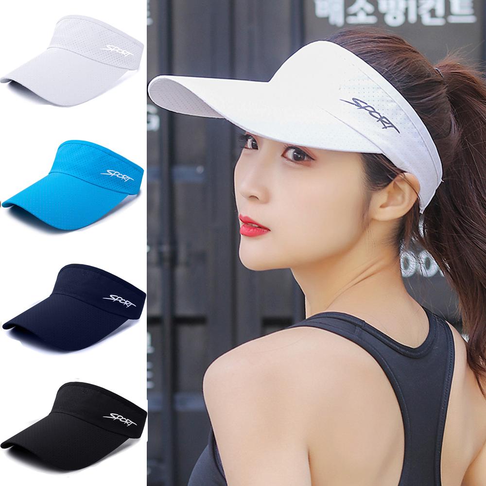 Men Women Breathable Running Sport Headband Sun Hat Sports Visor Baseball Cap Beach Hat