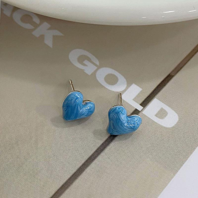 Серьги Love Серьги Light Luxury High-end Французский женственный стиль Изысканный темперамент Простые серьги Серьги