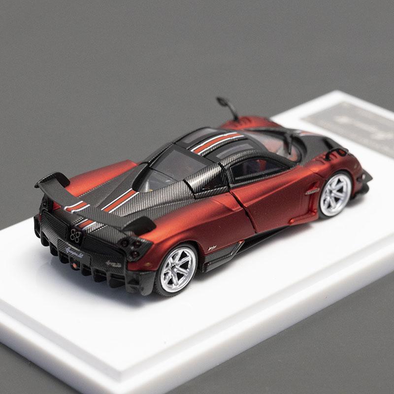 Car Demon King 1:64 Hua Ya BC Gull-wing Door openable Pagani Alloy model Limited to Singapore