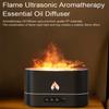 250ml USB Air Humidifier Essential Oil Aroma Diffuser 3D Flame Mist Home Decor