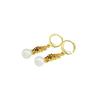 Fashionable Exaggerated Pearl Tassel Earrings For Women Elegant Versatile Face Slimming Drop Earrings Jewelry