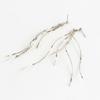 New Arrivals Open Run Wave Layered Long Earrings Silver Gold Cubic Earrings