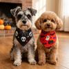 Spider Bat Pattern Pet Halloween Bandana Pumpkin Ghost Print Dog Holida Bibs  Festival Gift