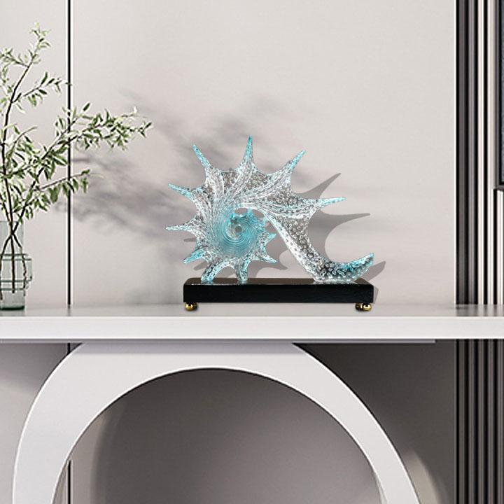 Nice Light Luxury Ocean Crystal Home Decor Ornaments Soulmates Starfish Model Living Room Decorations Housewarming Gift