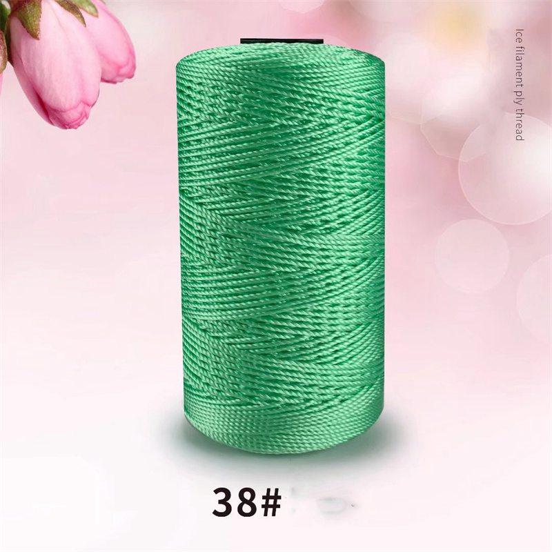 Ручная работа, ремесло, витой шнур макраме, сделай сам, свадебный декор, полипропиленовая швейная нить, 34 цвета, веревка